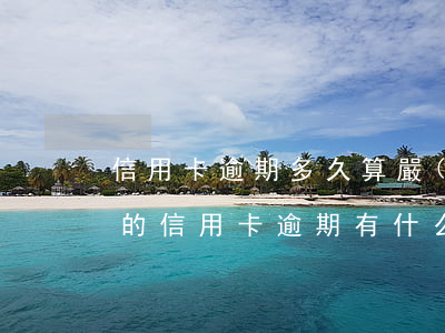 信用卡逾期多久算嚴(yán)重失信(今年的信用卡逾期有什么處理)