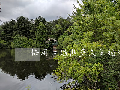 信用卡逾期多久算犯法嗎