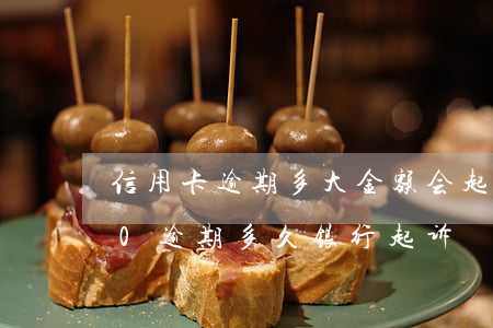 信用卡逾期多大金额会起诉(信用卡15000逾期多久银行起诉)