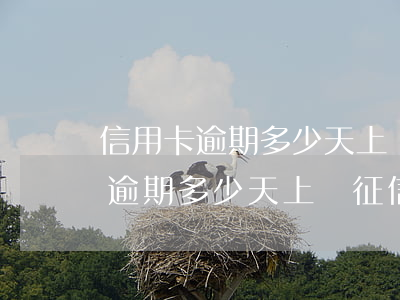 信用卡逾期多少天上報征信有影響-信用卡逾期多少天上報征信有影響呢