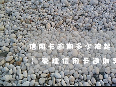 信用卡逾期多少被起訴立案(法院會(huì)受理信用卡逾期案件嗎)