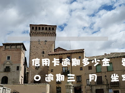 信用卡逾期多少金額要坐牢(信用卡13000,逾期三個月會坐牢嗎?)