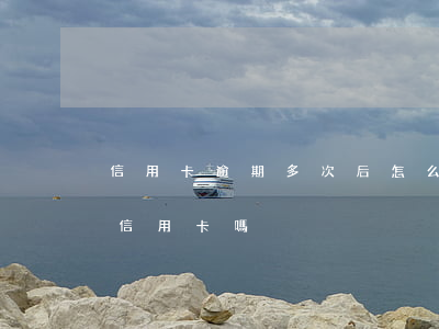 信用卡逾期多次后怎么處理(多次逾期還能辦信用卡嗎)