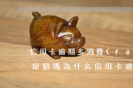 信用卡逾期多消費(fèi)會(huì)提額嗎(為什么信用卡逾期的人越來越多)