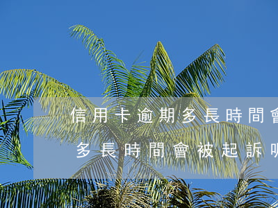 信用卡逾期多長時間會被起訴呢(信用卡逾期多長時間會被起訴呢)
