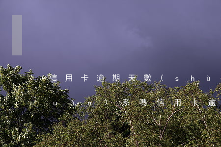 信用卡逾期天數(shù)和后果有關(guān)系嗎(信用卡 逾期 多少天)