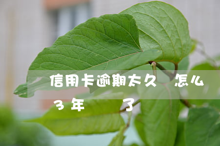 信用卡逾期太久會怎么樣-欠信用卡15萬3年沒還了