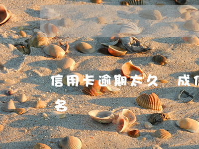 信用卡逾期太久變成(信用卡逾期太久變成黑名單)