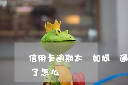 信用卡逾期太長如何開通(信用卡逾期時間長了怎么辦)