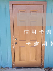 信用卡逾期如何應(yīng)對催收(信用卡逾期如何應(yīng)對催收)