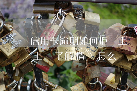 信用卡逾期如何拒絕上門(信用卡逾期被通知上門了解情況怎么辦)