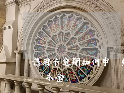 信用卡逾期如何申請先還本金(還信用卡是先還本金嗎)