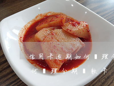 信用卡逾期如何辦理分期還款 信用卡逾期如何辦理分期還款卡