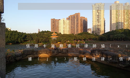 信用卡逾期委托律師協(xié)商分期依據(jù)那條法律-信用卡逾期委托律師協(xié)商分期依據(jù)那條法律規(guī)定