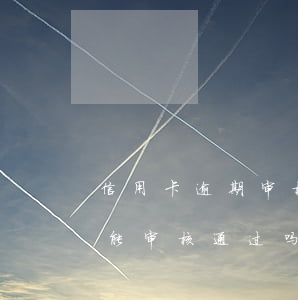 信用卡逾期审核阶段-有逾期记录信用卡还能审核通过吗