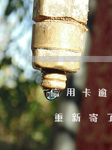 信用卡逾期寄新卡-原來的信用卡到期了又重新寄了一張