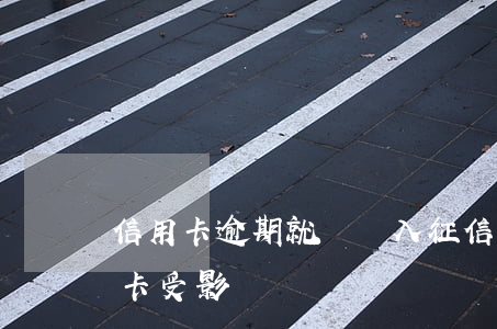 信用卡逾期就會錄入征信嗎(逾期上征信信用卡受影響)
