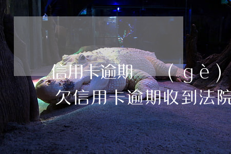 信用卡逾期幾個(gè)月突然收到傳票-欠信用卡逾期收到法院傳票怎么辦