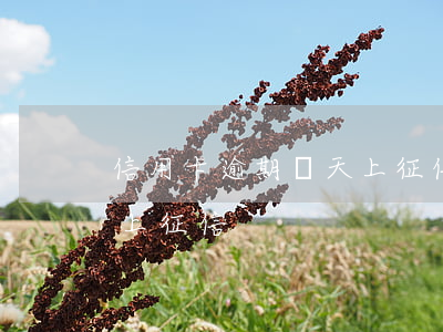 信用卡逾期幾天上征信(銀行信用卡逾期幾天上征信)