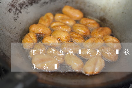 信用卡逾期幾天怎么還款(信用卡逾期了幾天怎么辦)