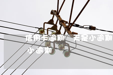 信用卡逾期幾天是小逾期(信用卡逾期幾天是小逾期)