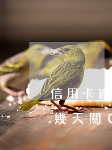 信用卡逾期幾天有問題(不小心信用卡逾期十幾天關(guān)系大嗎)