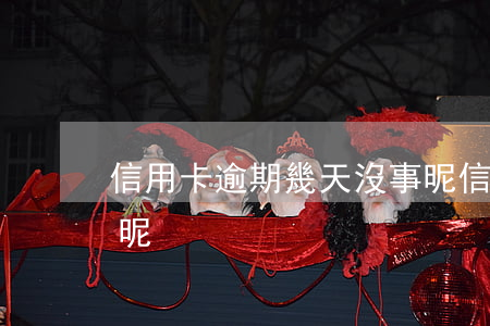 信用卡逾期幾天沒事昵(信用卡逾期幾天沒事昵)