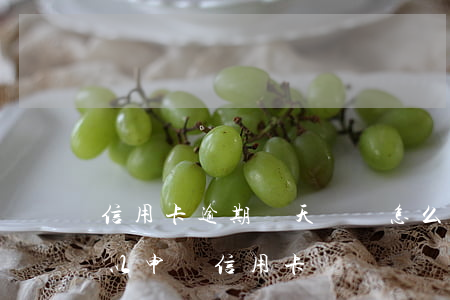 信用卡逾期幾天還會怎么樣(逾期還完多久可以申請信用卡)