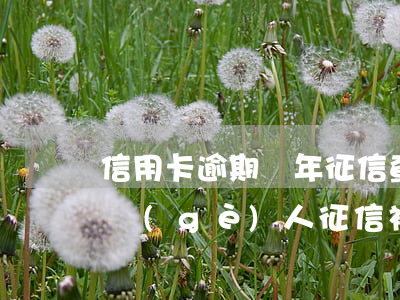信用卡逾期幾年征信查沒(méi)有記錄(個(gè)人征信被信用卡銀行查多次但是從未逾期)