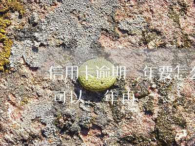 信用卡逾期幾年要怎么還(欠信用卡錢逾期了可以幾年再還嗎?)