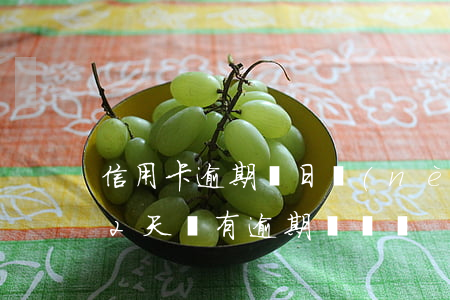 信用卡逾期幾日內(nèi)不記錄(信用卡2天會有逾期記錄嗎?)