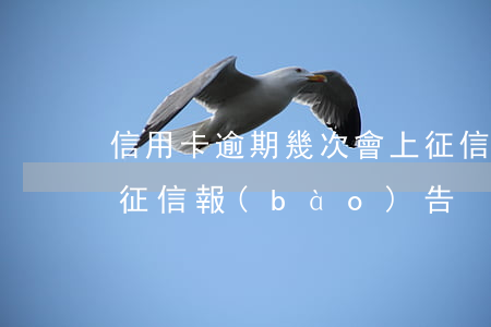 信用卡逾期幾次會上征信記錄(幾次逾期會上征信報(bào)告)