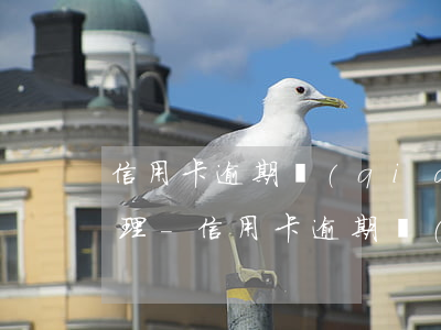 信用卡逾期強(qiáng)制分期怎么處理-信用卡逾期強(qiáng)制分期怎么處理最快
