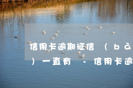 信用卡逾期征信報(bào)告會(huì)一直有嗎-信用卡逾期征信報(bào)告會(huì)一直有嗎
