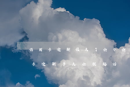 信用卡逾期很久了会不会被起诉(欠银行信用卡逾期多久会被起诉)