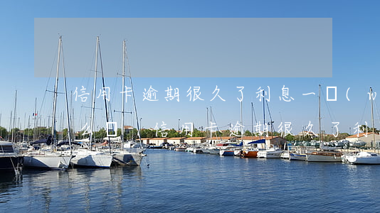 信用卡逾期很久了利息一萬(wàn)多怎么辦-信用卡逾期很久了利息一萬(wàn)多怎么辦呢