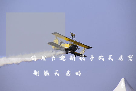 信用卡逾期很多次买房贷款(一两次信用卡逾期能买房吗)