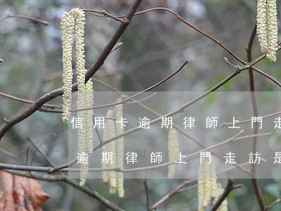 信用卡逾期律師上門走訪是真的嗎-信用卡逾期律師上門走訪是真的嗎嗎