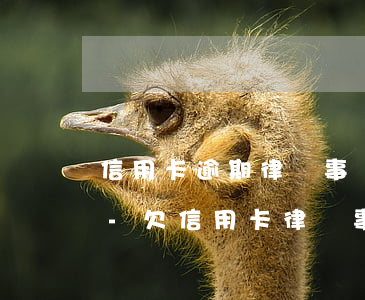 信用卡逾期律師事務(wù)所通知怎么辦-欠信用卡律師事務(wù)所打電話說要立案怎么辦