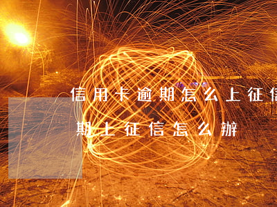 信用卡逾期怎么上征信怎么補(bǔ)救(逾期上征信怎么辦)