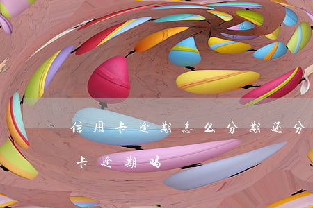 信用卡逾期怎么分期还(分期卡逾期属于信用卡逾期吗)