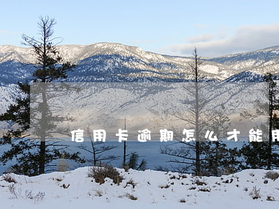 信用卡逾期怎么才能用-信用卡逾期怎么辦