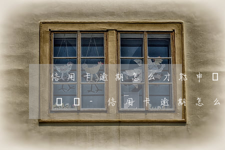 信用卡逾期怎么才能申請(qǐng)停息掛賬-信用卡逾期怎么才能申請(qǐng)停息掛賬呢