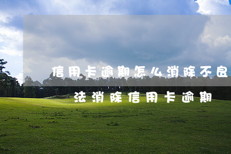 信用卡逾期怎么消除不良記錄中國-有什么辦法消除信用卡逾期記錄