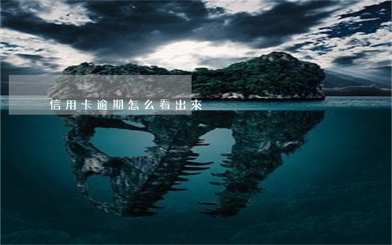 信用卡逾期怎么看出來