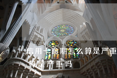 信用卡逾期怎么算是严重吗(信用卡逾期怎么算是严重吗)