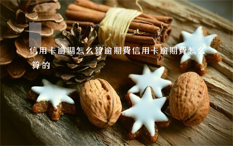 信用卡逾期怎么算逾期費(信用卡逾期費怎么算的)