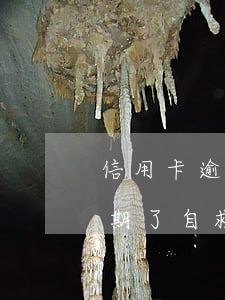 信用卡逾期怎么處理方法最好的(欠信用卡逾期了自救的辦法)