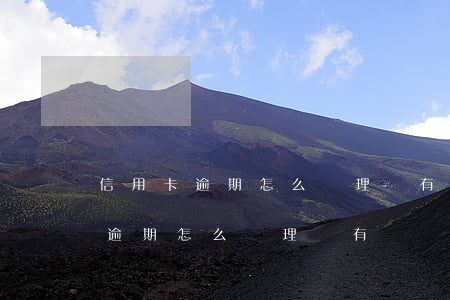 信用卡逾期怎么處理沒有償還能力-信用卡逾期怎么處理沒有償還能力的情況