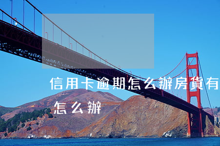 信用卡逾期怎么辦房貨(有房貸信用卡逾期了怎么辦)